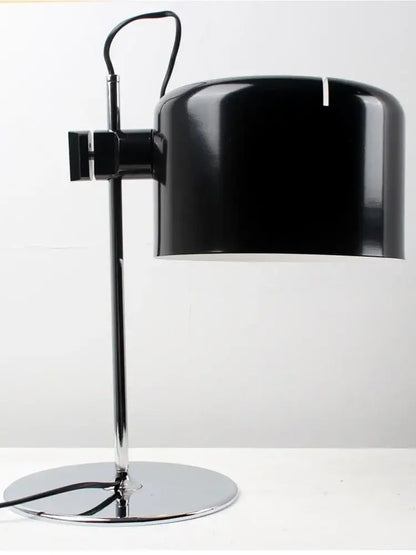 Designer nordic coupe table lamp black metal desk light for bedroom