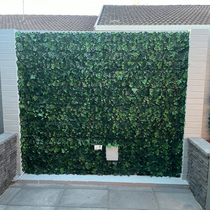 Boston Ivy Artificial Green Wall 33 SQ FT – UV Resistant – Commercial Grade (Clearance Price)