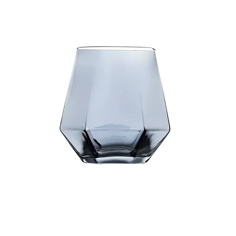 Diamond crystal glass water pitcher and cup set for dining room