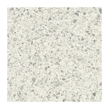 Diamond White Matte Terrazzo Look Porcelain Tiles 24x24