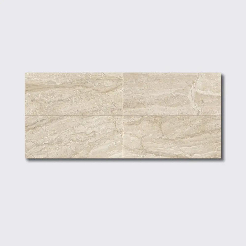 Royal Beige Honed Marble Tiles 8x18