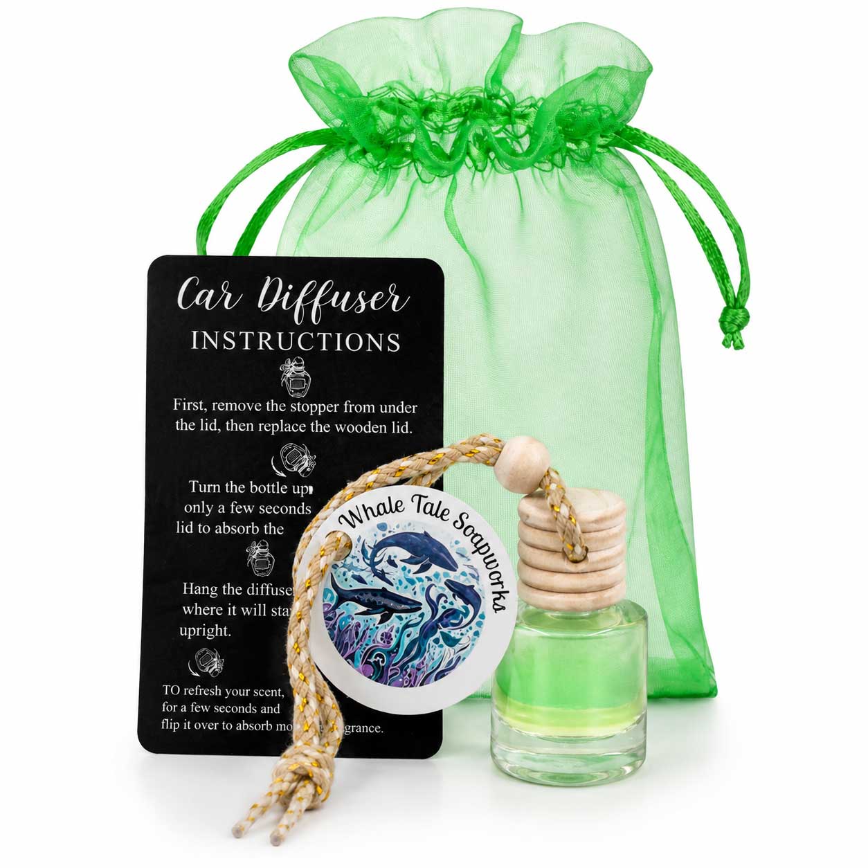 Car Diffuser Bundle | 6 ml | Whale Tale Soapworks, LLC