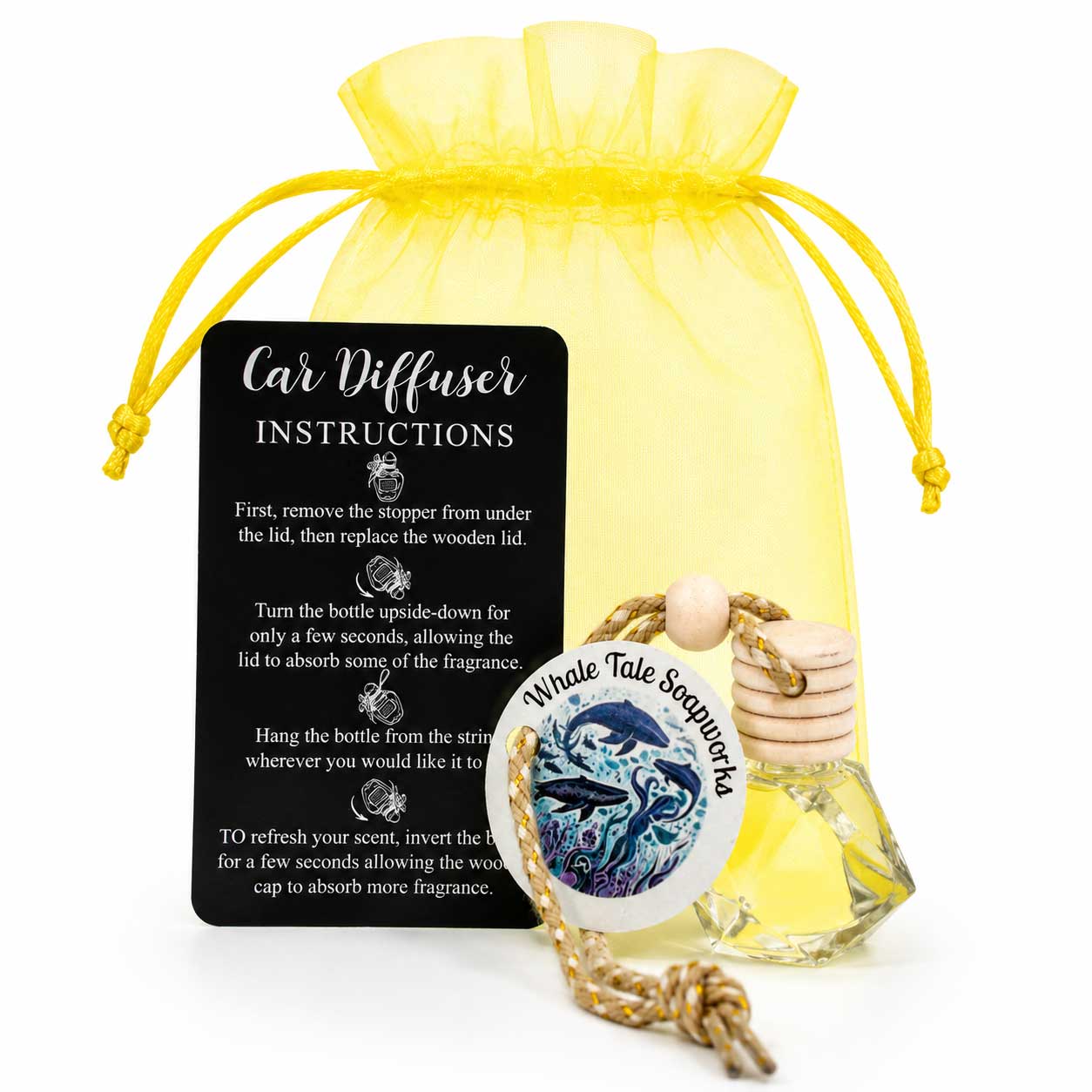 Car Diffuser Bundle | 6 ml | Whale Tale Soapworks, LLC