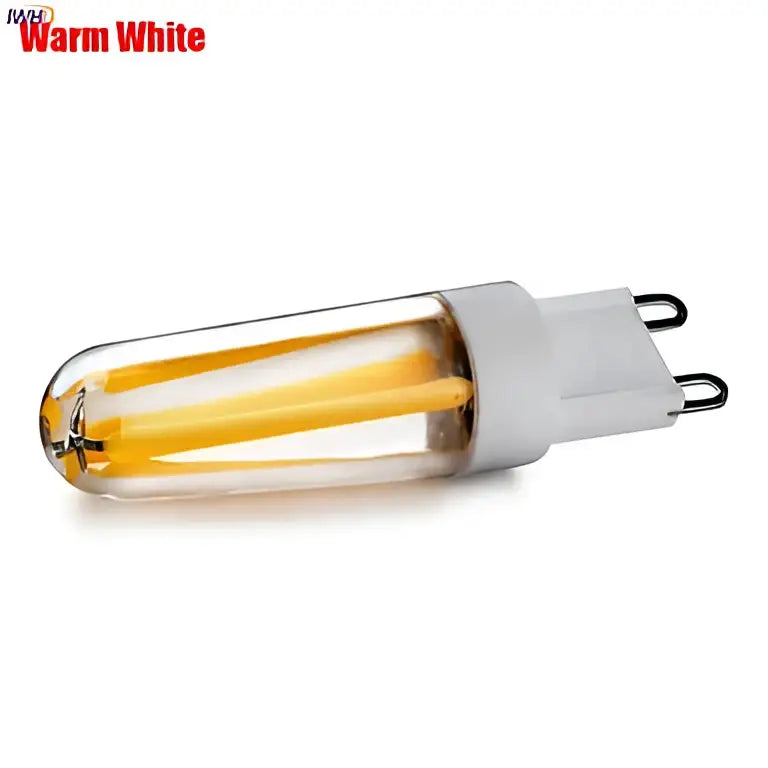 Dimmable cob led bulb clear glass filament lamp for living room