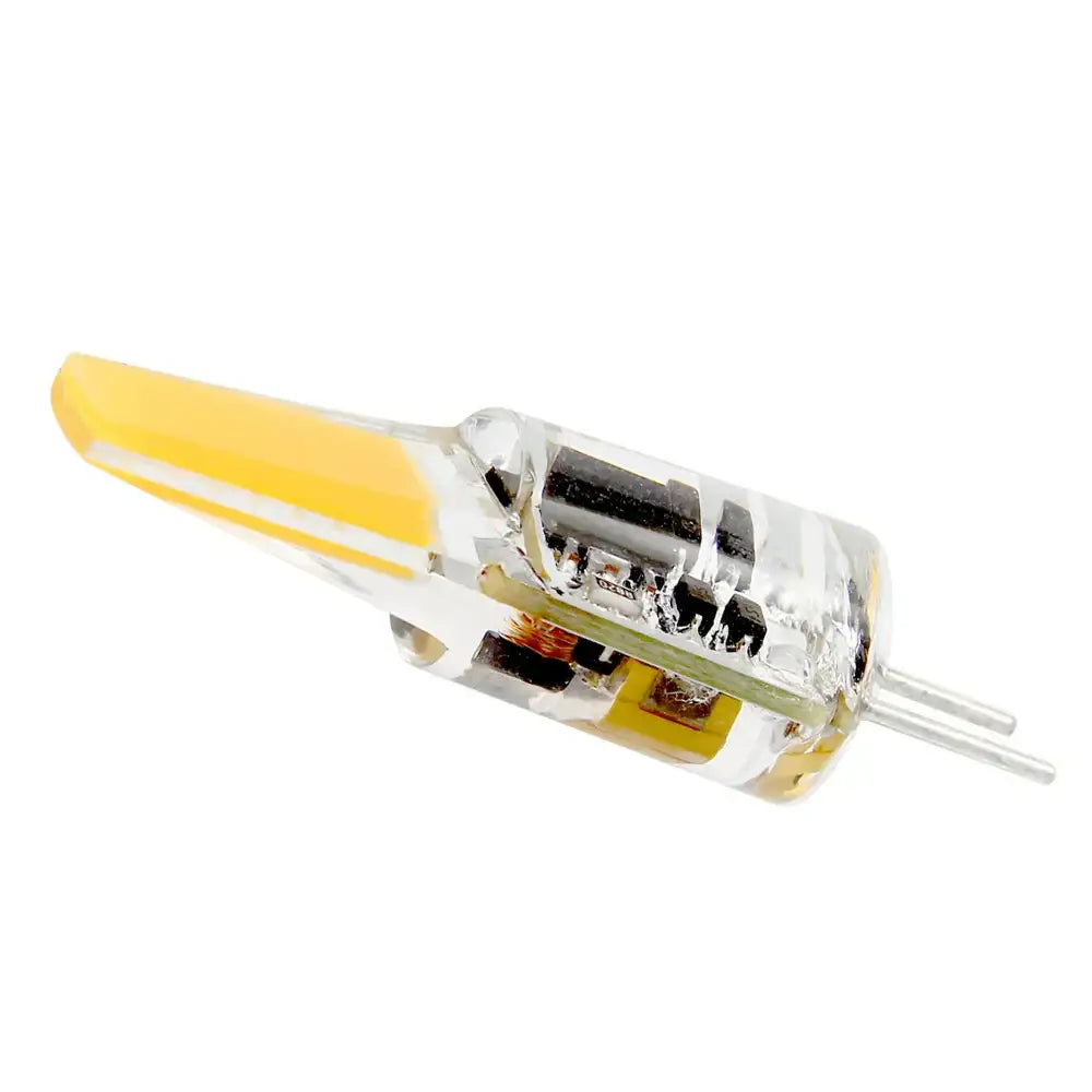 Dimmable g4 led bulb clear glass with yellow tip for living room lights