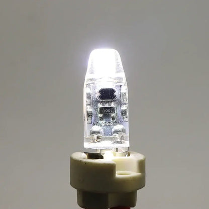 Dimmable g4 led bulb clear glass with yellow tip for living room lights