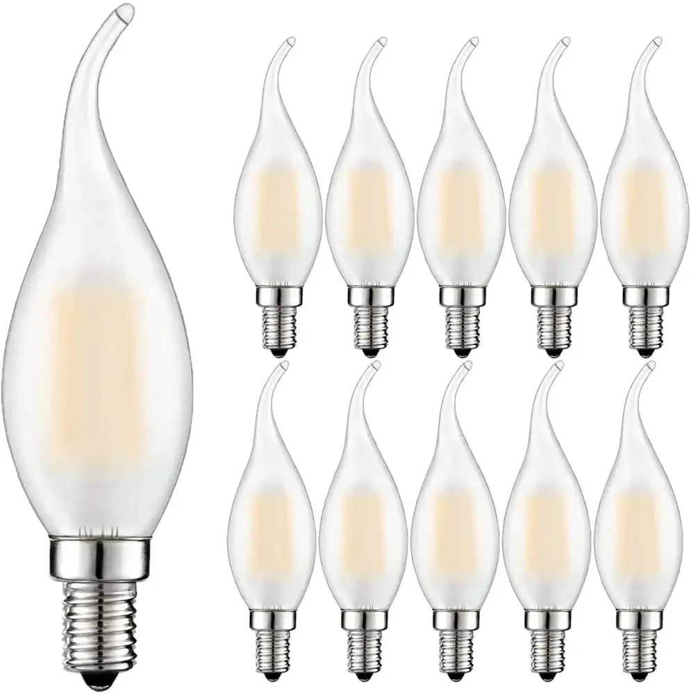 Dimmable led candle light warm white e14 bulb dining room chandelier