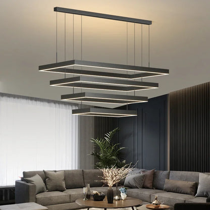 DecorBites™ Dimmable Nordic LED Ceiling Chandelier for Living Room