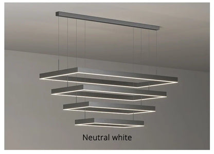 DecorBites™ Dimmable Nordic LED Ceiling Chandelier for Living Room