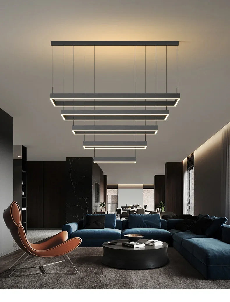 DecorBites™ Dimmable Nordic LED Ceiling Chandelier for Living Room