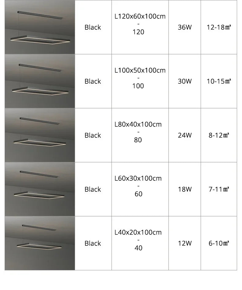 DecorBites™ Dimmable Nordic LED Ceiling Chandelier for Living Room