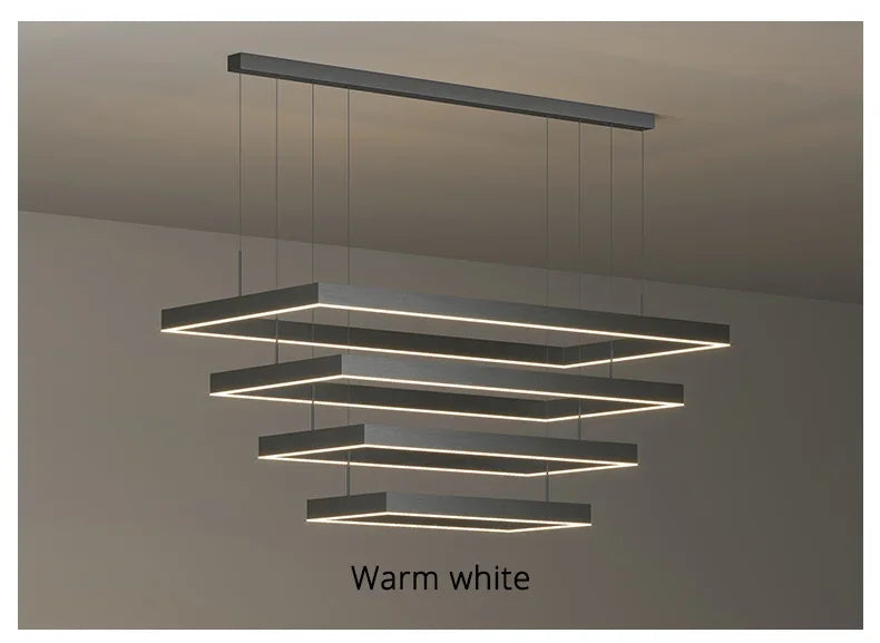 DecorBites™ Dimmable Nordic LED Ceiling Chandelier for Living Room