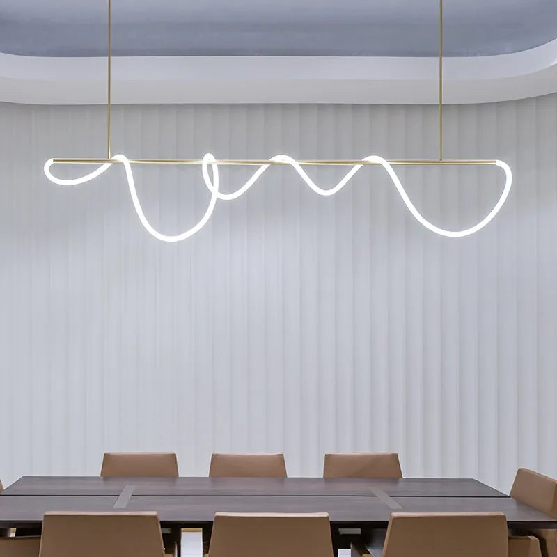 DecorBites™ Dimmable Nordic LED Chandelier for Home Decor