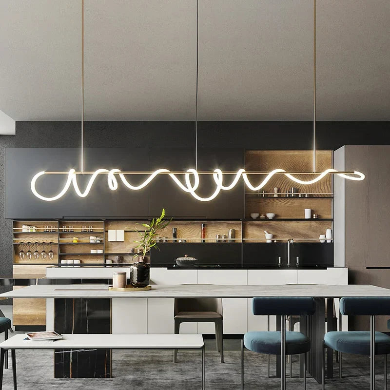 DecorBites™ Dimmable Nordic LED Chandelier for Home Decor