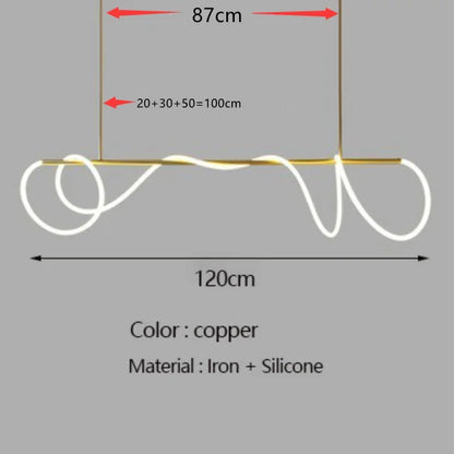 DecorBites™ Dimmable Nordic LED Chandelier for Home Decor
