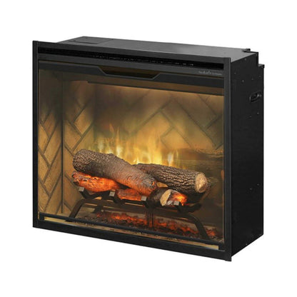 Dimplex Revillusion Herringbone Brick Built-In Electric Firebox With Front Glass [RBF30/36/42] (SAK12893)