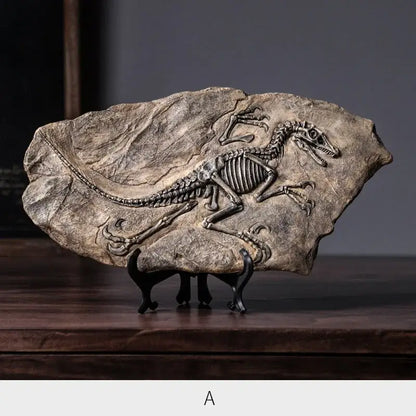 Dinosaur fossil resin craft sculpture office desk decor