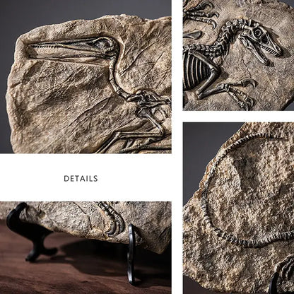 Dinosaur fossil resin craft sculpture office desk decor