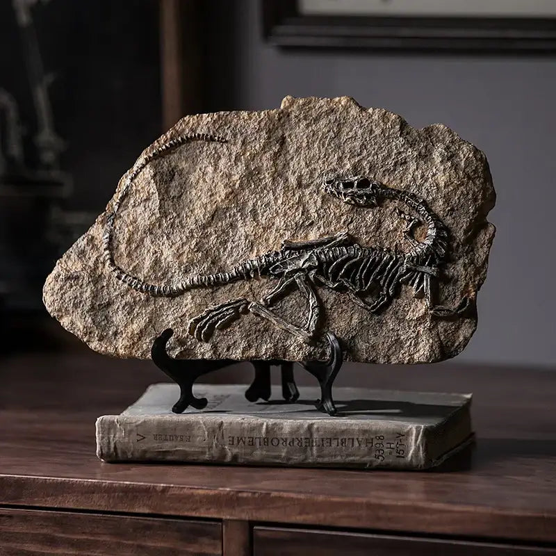 Dinosaur fossil resin craft sculpture office desk decor