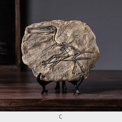 Dinosaur fossil resin craft sculpture office desk decor