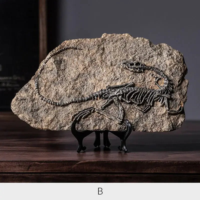 Dinosaur fossil resin craft sculpture office desk decor