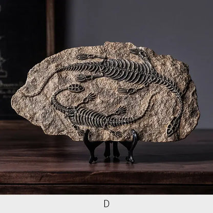 Dinosaur fossil resin craft sculpture office desk decor