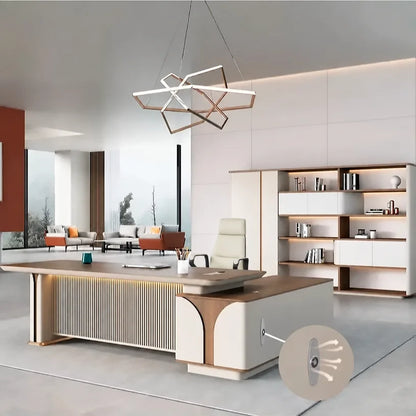 Dion · Modern L-Shaped Executive Desk