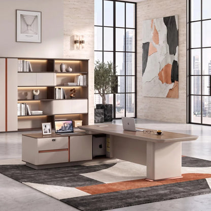Dion · Modern L-Shaped Executive Desk