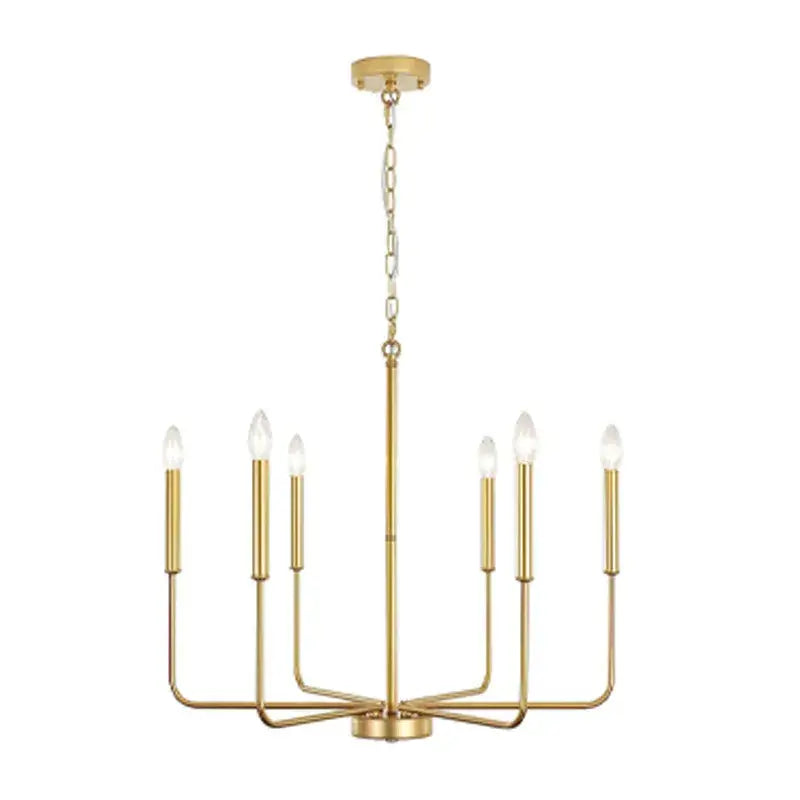 Distressed silver iron candle chandelier dining room