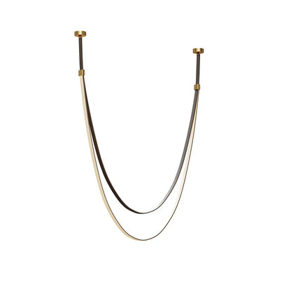 DecorBites™ DIY Flexible Leather Belt LED Chandelier
