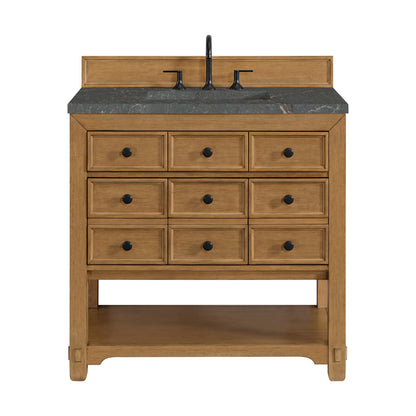James Martin Malibu 36" Single Bathroom Vanity, Amber Birch