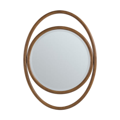James Martin Esca 28" Mirror, Mid-Century Walnut