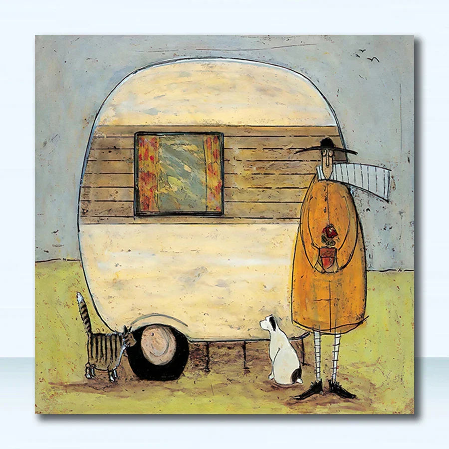 DecorBites™ Dog Lover Nordic Canvas Wall Art