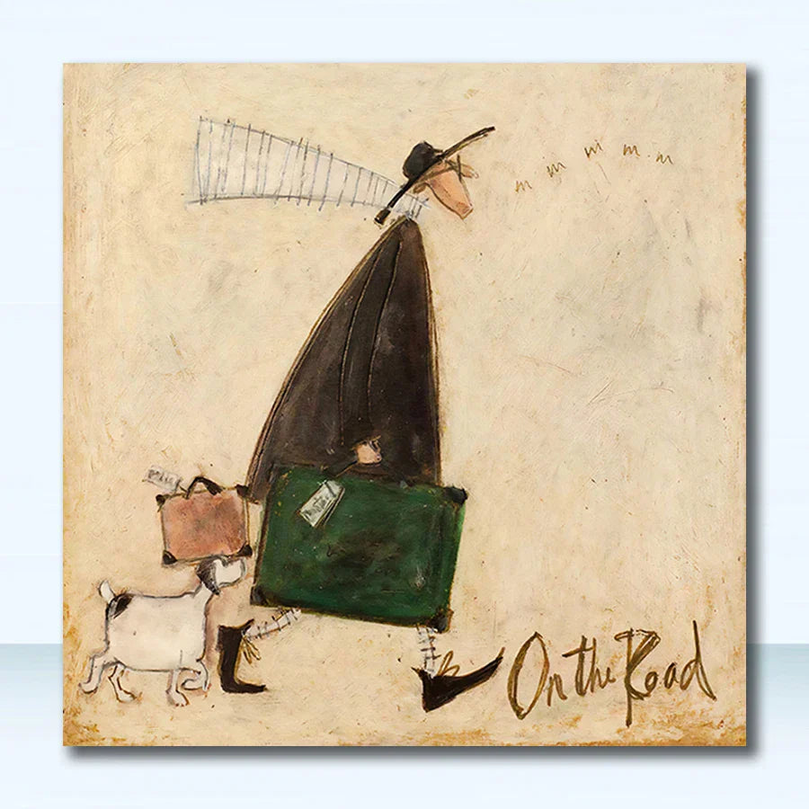 DecorBites™ Dog Lover Nordic Canvas Wall Art