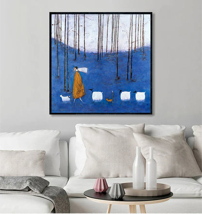 DecorBites™ Dog Lover Nordic Canvas Wall Art