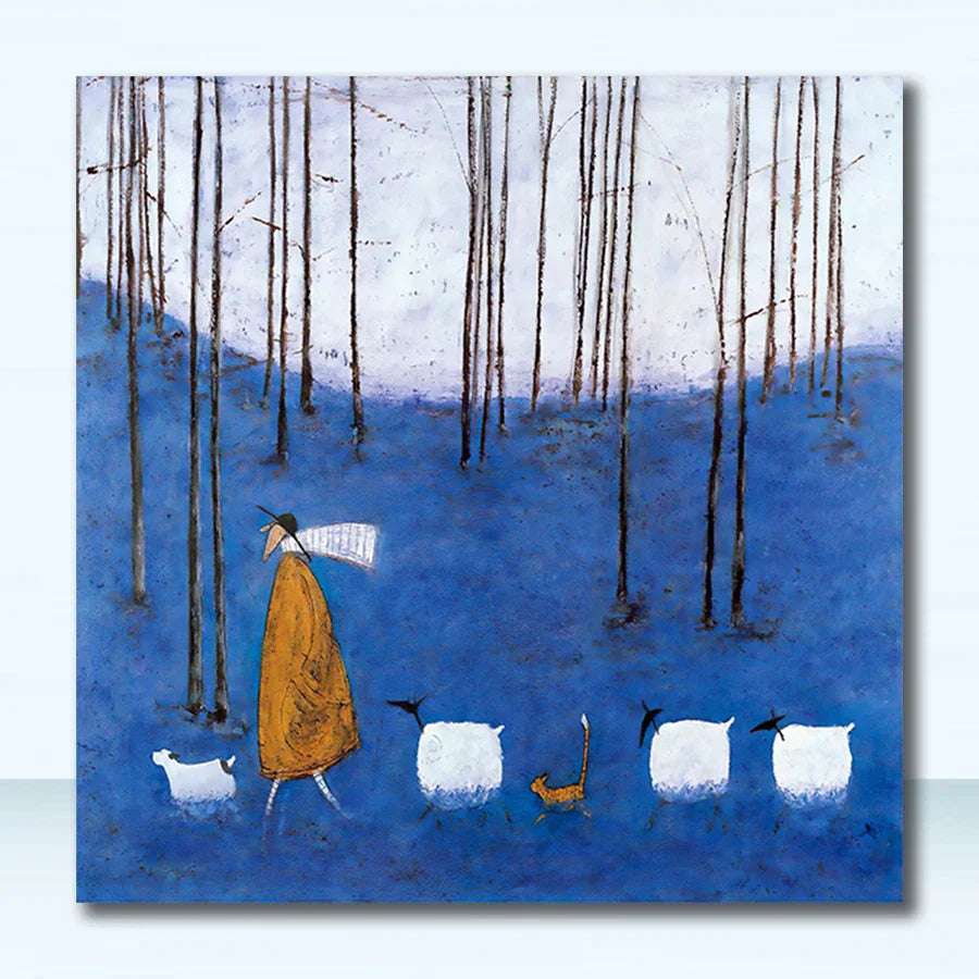 DecorBites™ Dog Lover Nordic Canvas Wall Art