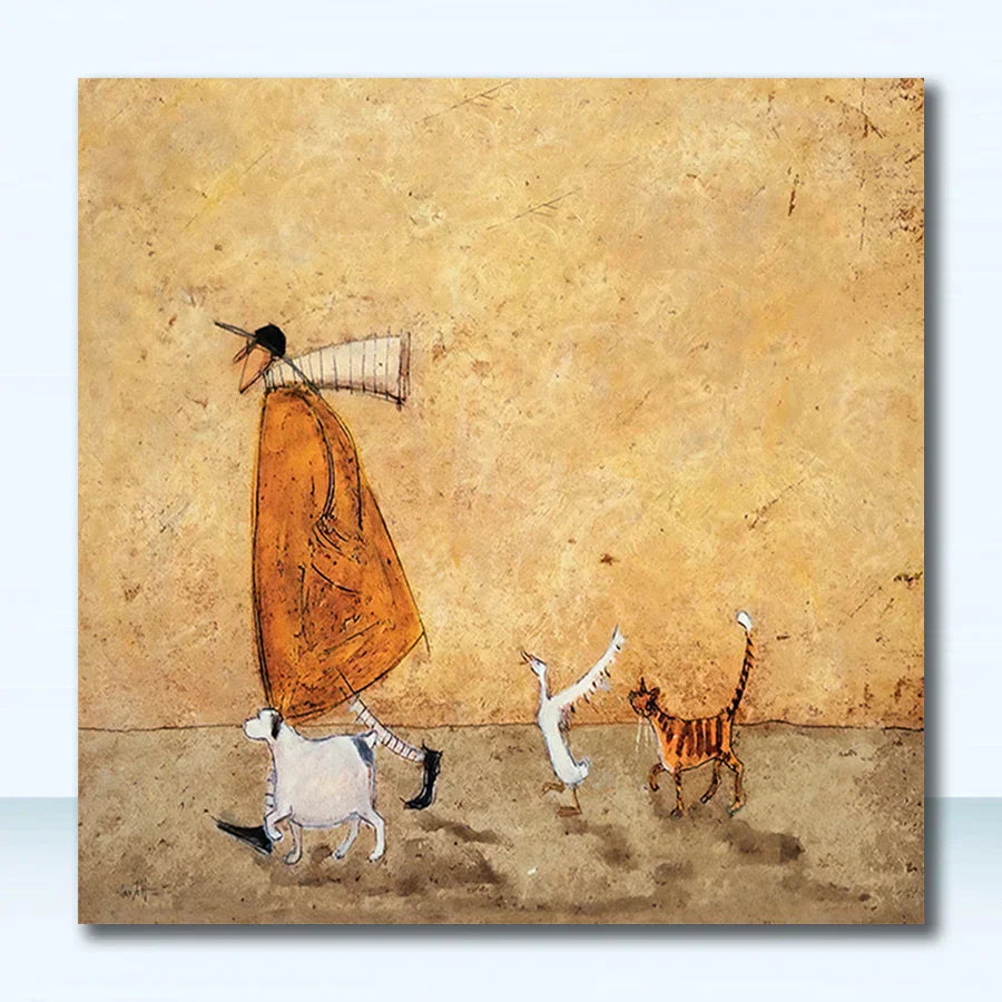 DecorBites™ Dog Lover Nordic Canvas Wall Art