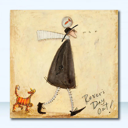 DecorBites™ Dog Lover Nordic Canvas Wall Art