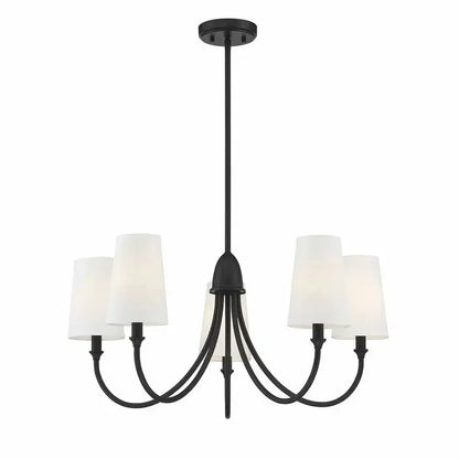 Double layered minimalist wrought iron pendant light dining room