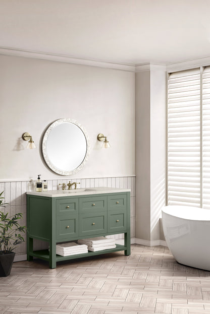 James Martin Breckenridge 48" Single Bathroom Vanity, Smokey Celadon