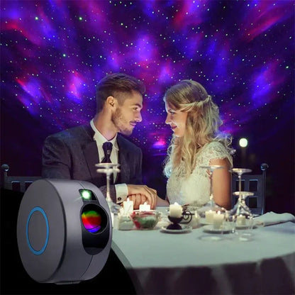 Dynamic galaxy star projector light white bedroom ceiling decor