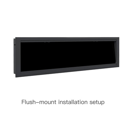 Dynasty Allegro 58-Inch Smart Linear Electric Fireplace With Heater Timer Settings [DY-BFM58] (SAK23948)