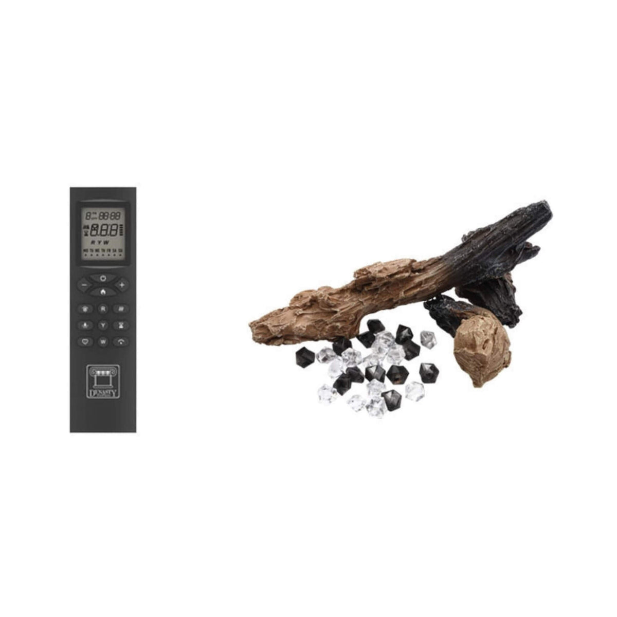 Dynasty Tempo 63-Inch Virtual Linear Electric Fireplace With Multifunction Remote Control [DY-FVX63] (SAK20385)