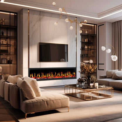 Dynasty Tempo 100" Virtual Linear Electric Fireplace [DY-FVX100] (SAK59234)
