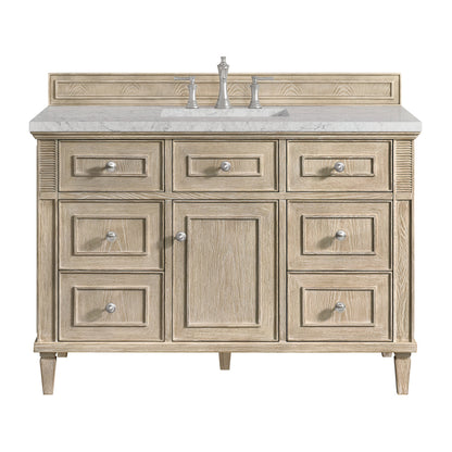 James Martin Lorelai 48" Single Bathroom Vanity, Whitewashed Oak