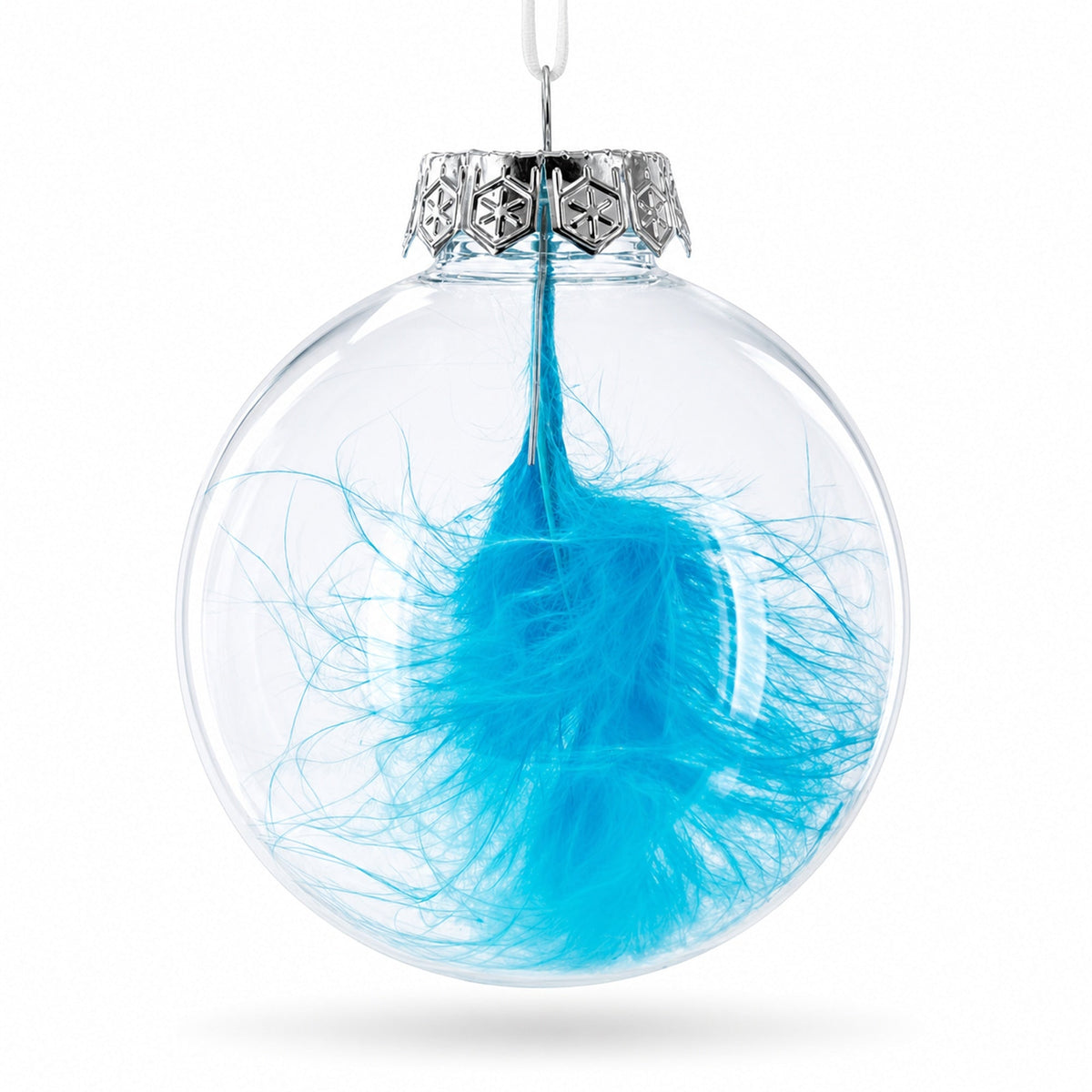 Set of 12 Plastic Ball Christmas Ornaments