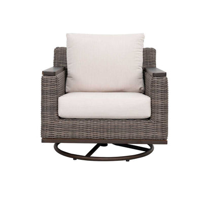 2 Beaufort Wicker Swivel Rocking Chair