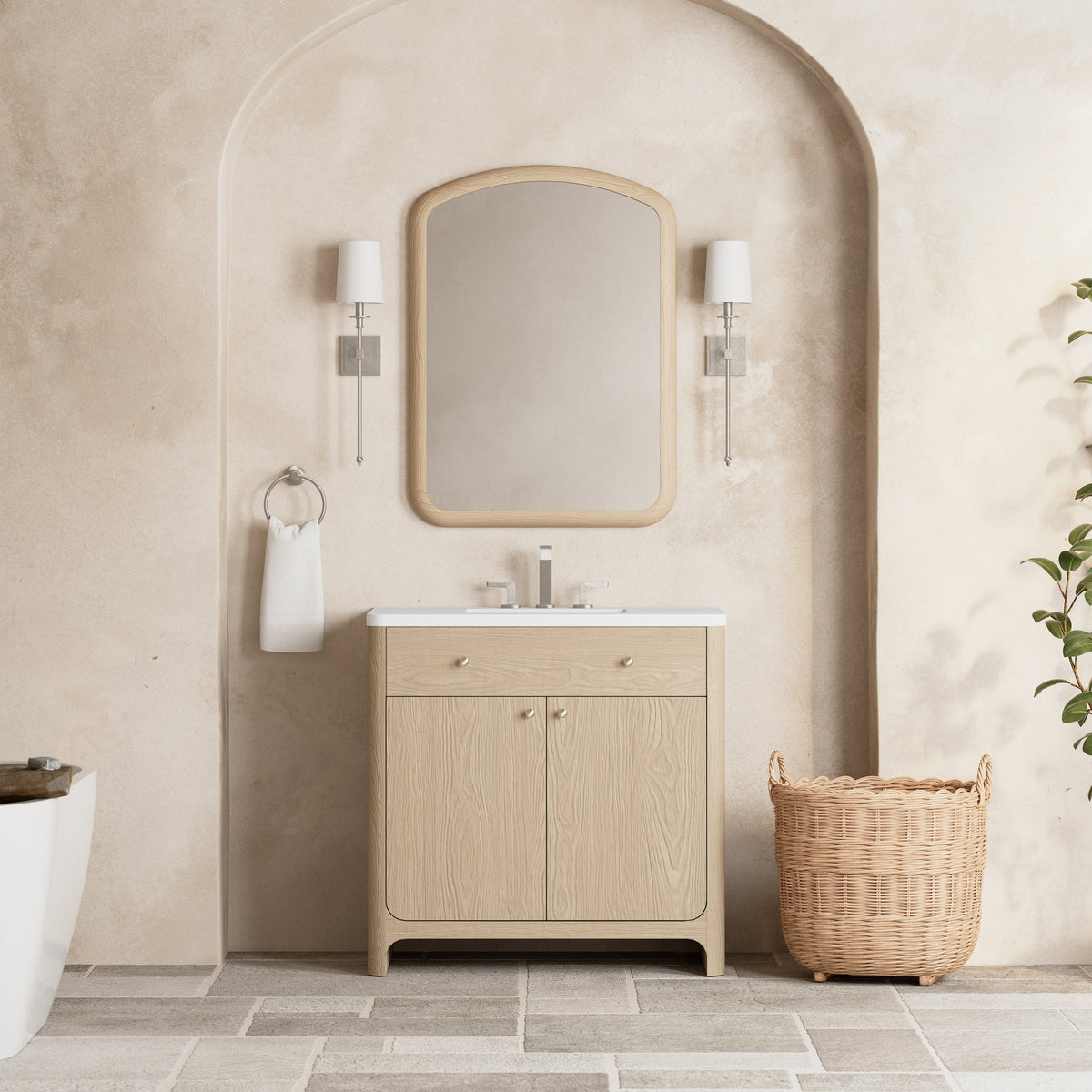 James Martin Gracyn 36" Single Bathroom Vanity, Coastal Driftwood