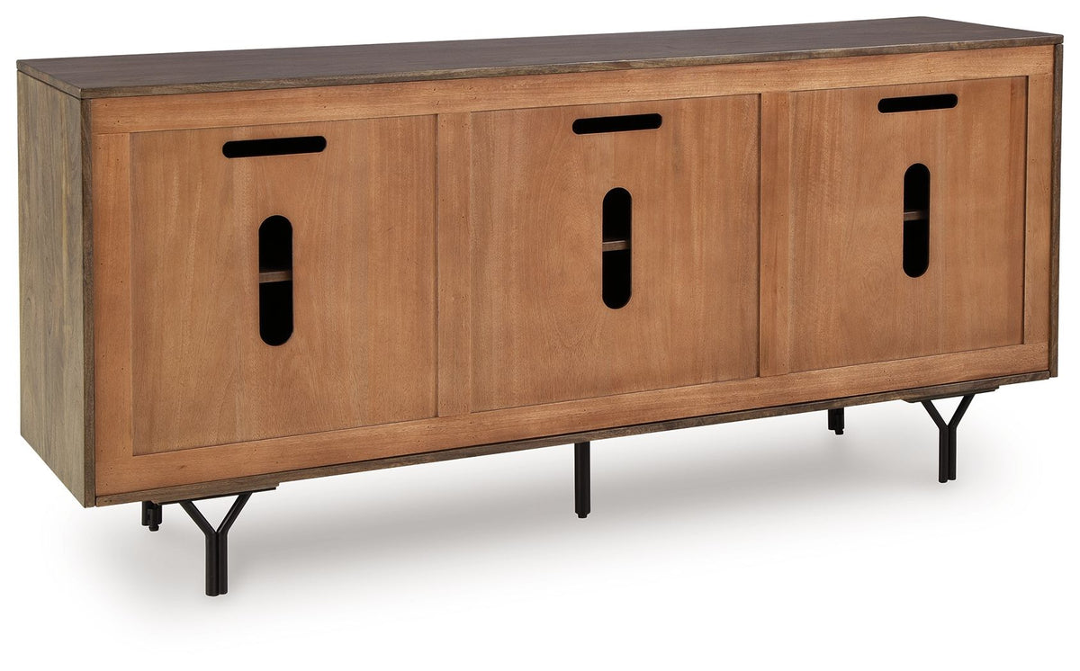 Lavinmont - Accent Cabinet - Multi Brown