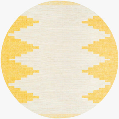 Djugun Yellow Outdoor Rug - Clearance